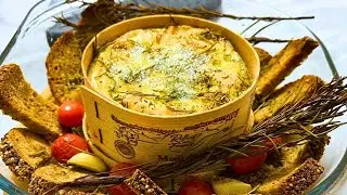How to Bake Cheese in the Oven!? Camembert in the Oven with Croutons!