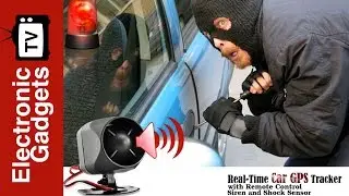 GPS Car Tracker and Car Alarm with Real-Time Tracking