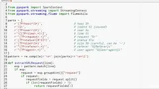 080 Activity Analyze web logs published with Flume using Spark Streaming