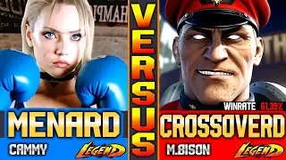 SF6 MenaRD (Cammy Vs M.Bison) CrossoverRD ▰ High Level