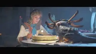 Kay and Nix eat a meal // Mos Eisley // Star Wars Outlaws