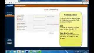 SCC - User - Creating Directory Contacts and Viewing Personal Dashboard Stats