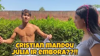 CRISTIAN MANDOU JÚLIA IR EMBORA/ GABI NÃO GOSTA DELA ??!!!