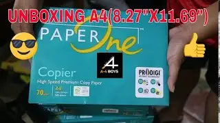 UNBOXING A4(8.27
