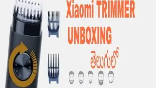 Mi BEARD TRIMMER UNBOXING TELUGU LO