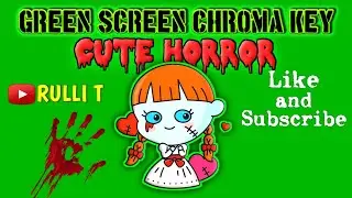 Green Screen [1080p] - HALLOWEEN CUTE HORROR PUPPET DEATH GHOST ZOMBIE DOLL WALKING BABY