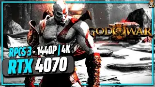 RTX 4070 vs God of War III (RPCS3) | 1440p 4K 60fps