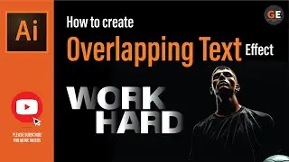Adobe Illustrator | Overlapping Text Effect | Poster Design | Graphix Edumentor