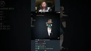Asmongold checks out... something. 
