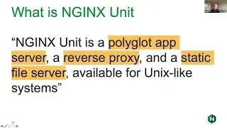 Reference Architecture for Running Modern APIs w/ NGINX Unit & Web Server - Liam Crilly, Timo Stark