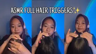 ASMR LIVE REPLAY NO TALKING, ASMR GARUK TENGAH, CARI KUTU, PIJAT KEPALA, TARIK RAMBUT + TIUP UBUN2
