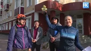 Газета “Наш Костанай” отметила день рождения городским велопробегом