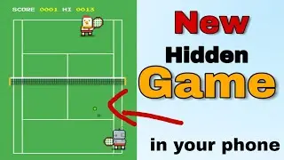 Play New Hidden Wimbledon tennis Game in your Phone by Google.