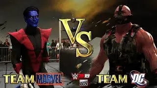 ⭐ MARVEL -VS- DC ⭐ | ROUND 016 | Team Marvel VS. Team DC | WWE 2K19 Gameplay | Community Wish