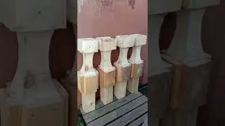 Самые бюджетные балясины своими руками за два дня.