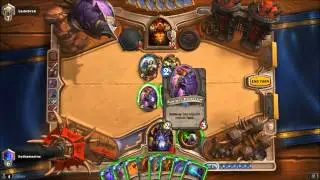 Hearthstone Ranked Match - Giant Warlock vs Control Warrior