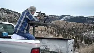 Bill Ritchie my Dad and Me shooting in Montana