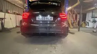 Mercedes a45 amg with resonators and backbox modified