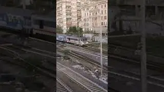 Intercity 522 Napoli Sestri in transito a Roma Tuscolana