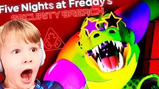 ФНАФ 9 ПРОХОЖДЕНИЕ ЛАБИРИНТА (после обновления) И БОСС МОНТИ FNAF SECURITY BREACH / серия 18