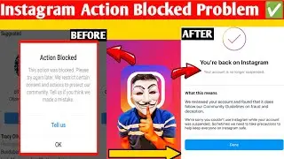What Happens When You Fix Action Blocked on Instagram in 1 Hour? | Action Blocked Problem Solved