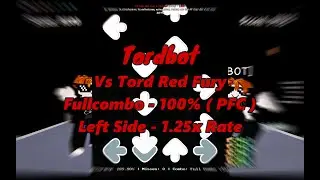 Tordbot - PFC 100% | Vs Tord Red Fury | Roblox Funky Friday