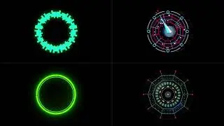 Cyberpunk HUD Circles for After Effects