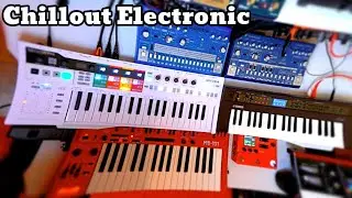 DAWless Jam -Chillout- Behringer RD-6, TD-3, MS-1, Crave, Pro-1, Neutron, Model D, Yamaha DX Reface
