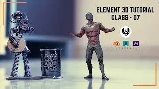 Element 3D Tutorial | After Effects Tutorial |class - 07