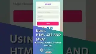 Responsive Registration Form #form #javascript #css #html #transformation #login #forms #css3 #csstr