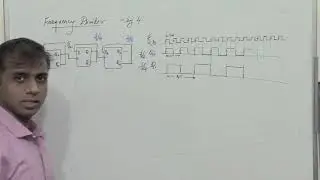 Frequency Divider Circuit - Divide by 4 and Divide by 8 | Digital Electronics