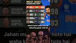 Most sixes in international cricket match #cricket #cricketlover ##shorts #short #trending #ytshorts