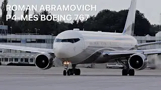 ROMAN ABRAMOVICH 'THE BANDIT' BOEING 767-300ER (P4-MES) DEPARTURE AT SALZBURG