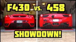 My Ferrari F430 VS My 458 Italia **ULTIMATE SHOWDOWN**