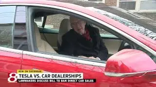 PKG: Lawmakers consider bill that could push Tesla out of Indiana