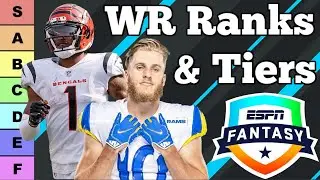 Top 20 Wide Receiver Rankings & Tiers | 2023 Fantasy Football