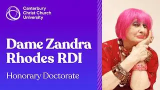 Dame Zandra Rhodes RDI: From fashion icon to Honorary Doctorate