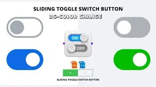 Switch Button |  switch button click events with JS, use them to change bg color of webpage
