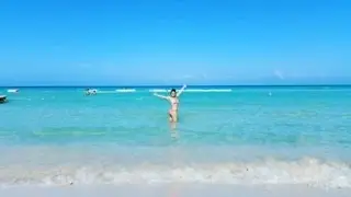 Атлантический океан, Варадеро, Куба, январь 2016. Atlantic ocean, Varadero, Cuba, january 2016