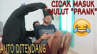 PRANK MASUKKIN CICAK KEMULUT IRZI | AUTO DITENDANG