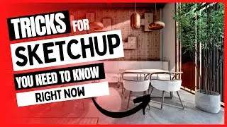 Tricks for SketchUp you need to know right now. #sketchup #sketchuponline #tipsandtricks