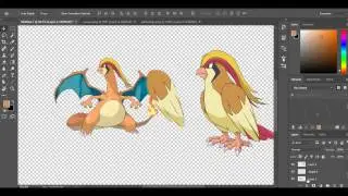Pokemon Fusion using photoshop