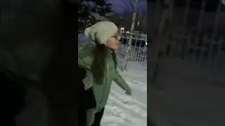 Прогулка зимой #дианаходи