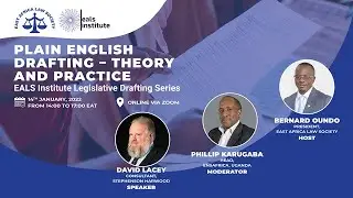 PLAIN ENGLISH DRAFTING – THEORY AND PRACTICE