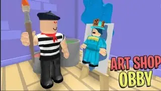 Игра Roblox Escape The Art Shop Obby!