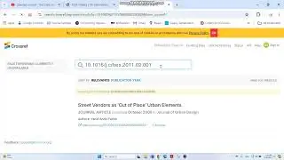 How to verify the completeness of references in the article using DOI CrossRef?