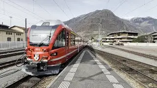2024-03-17 Ferrovie Retiche - Manovre alla stazione di Tirano