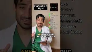 60 Seconds To Make The Diagnosis ⏳ (Super Hard)  #shorts #medicalstudent  #mbbs