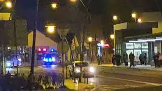 Ambulans [ALARMOWO] z #Jaworzna, dojazd do miejsca zdarzenia