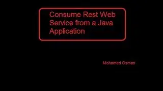 How  To Consume Rest Webservice From Java Program